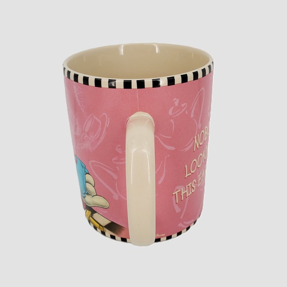 Disney Minnie Mouse Pink Coffee Mug Nobody Ever Said Looking This Good 24oz Cup - Picture 3 of 8